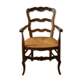 Louis XV Provençal mulched armchair in beech