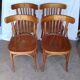 Lot de 4 chaises bistrot