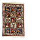 Unique handmade Persian Bakhtiar rug in wool 148x100cm