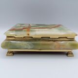 Vintage jewellery box in onyx