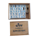 Alphabet ancien en bois