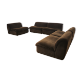 Modular crawler armchairs, 1970s, set of 5