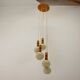 1970s Cascade Chandelier with Plastic Shades, Czechoslovakia