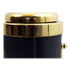 Vintage leather and brass ice bucket