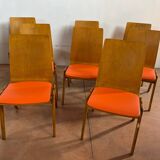 Set of 8 Scandinavian chairs