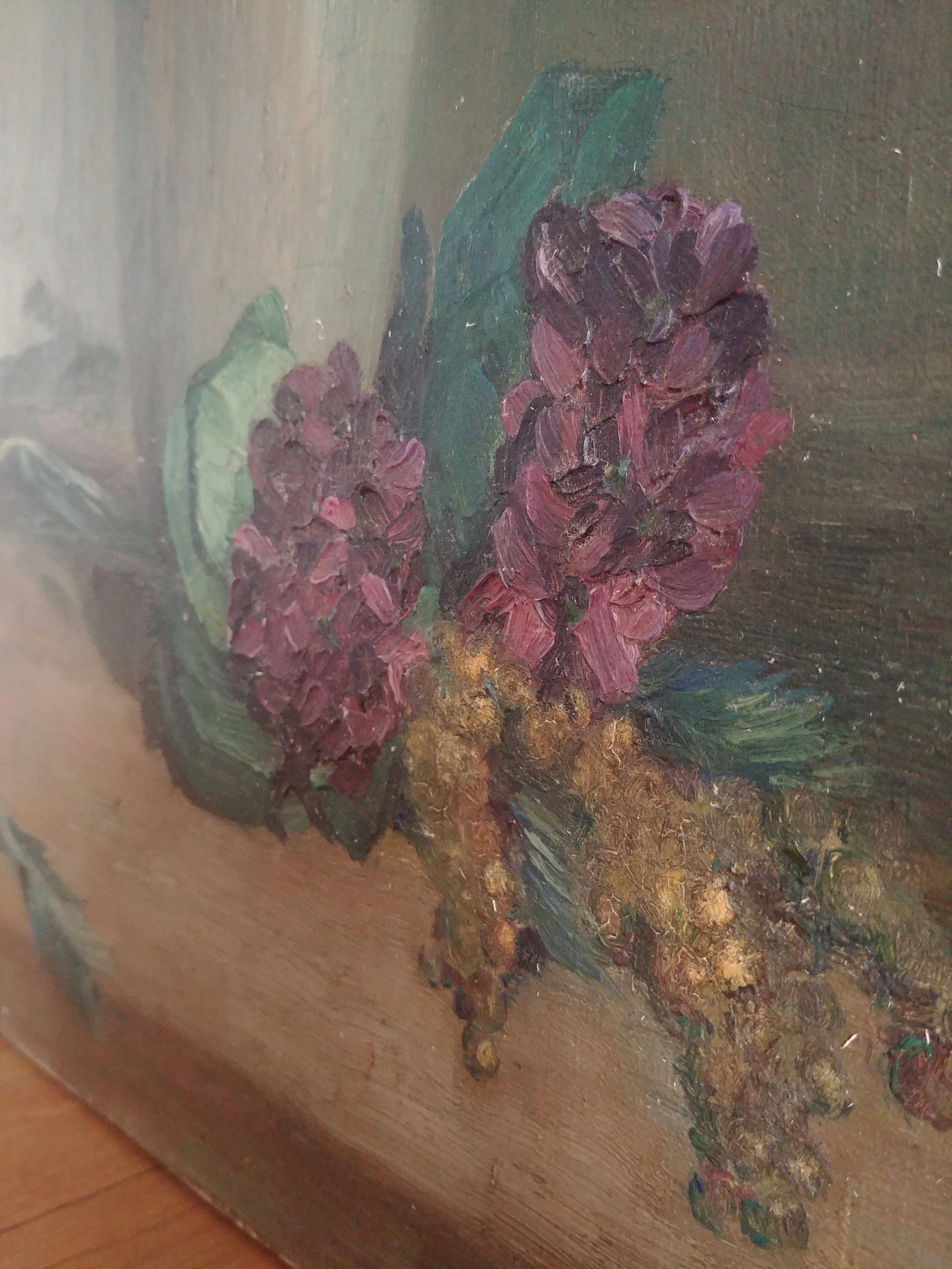 Ancient flower painting