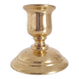Golden candle holder