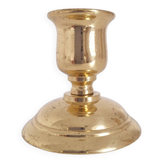 Golden candle holder