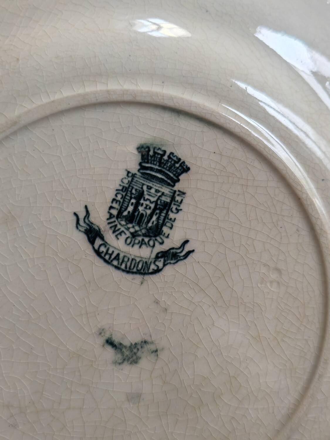 6 Gien plates from the 19th century