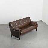 Canapé en cuir De Sede, modèle DS 14, circa 1990
