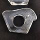 Pukeberg Sweden glass towel rings