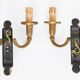 Paire d’appliques en bronze style Empire