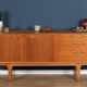 Retro teak 1960s short jentique classic mid century sideboard