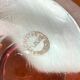 St Louis crystal pocket-empty ashtray, France