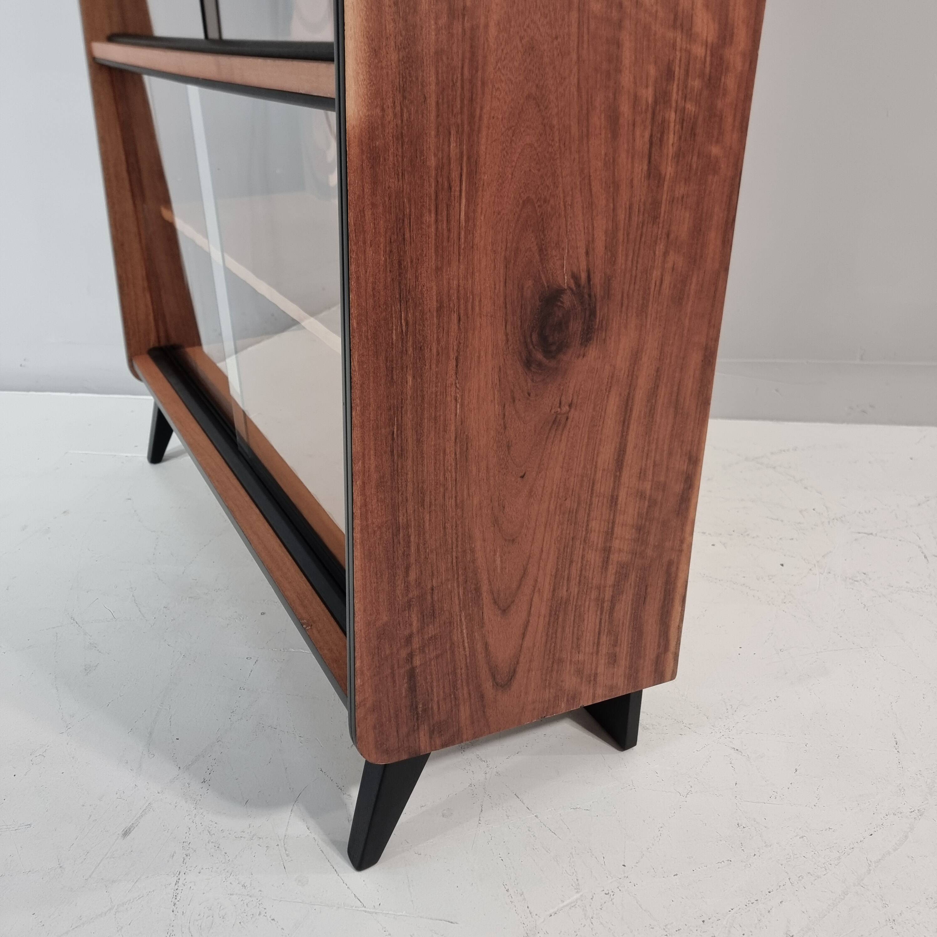 Vintage Brown Vitrine from Tatra, 1970s