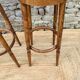 Trio de tabourets hauts de bistrot vintage