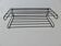 Ikea wall shelf, black metal, 1980