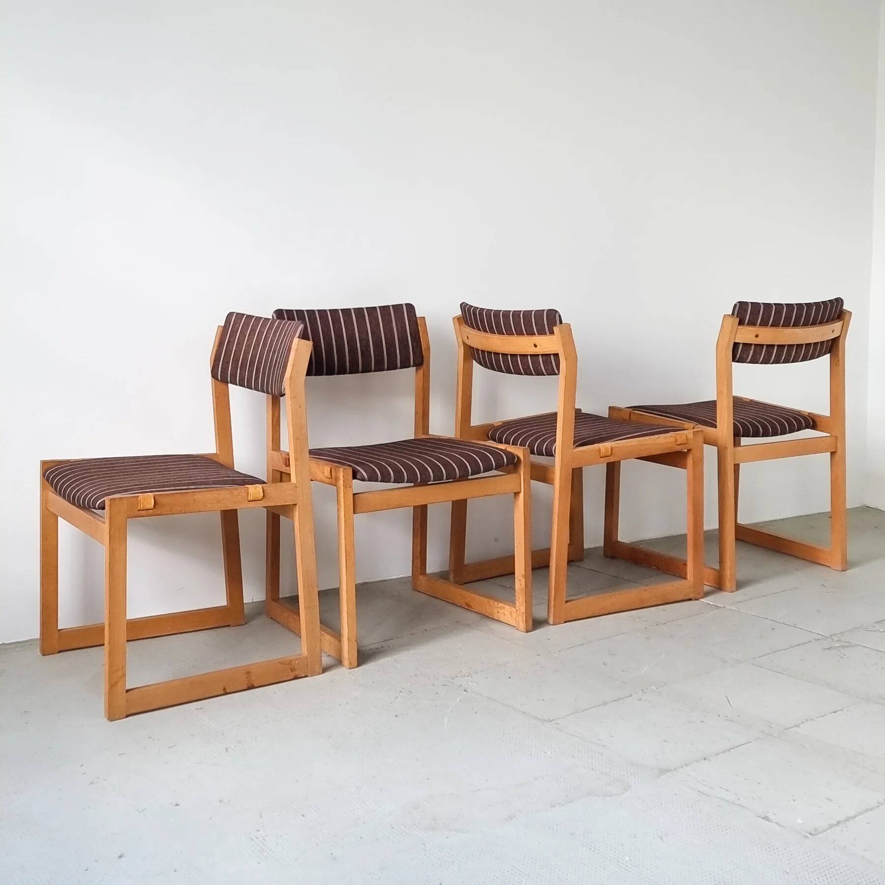 Danish dining chairs by Korup Stolefabrik - set of 4
