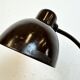 Lampe de table ajustable vintage marron, 1960s