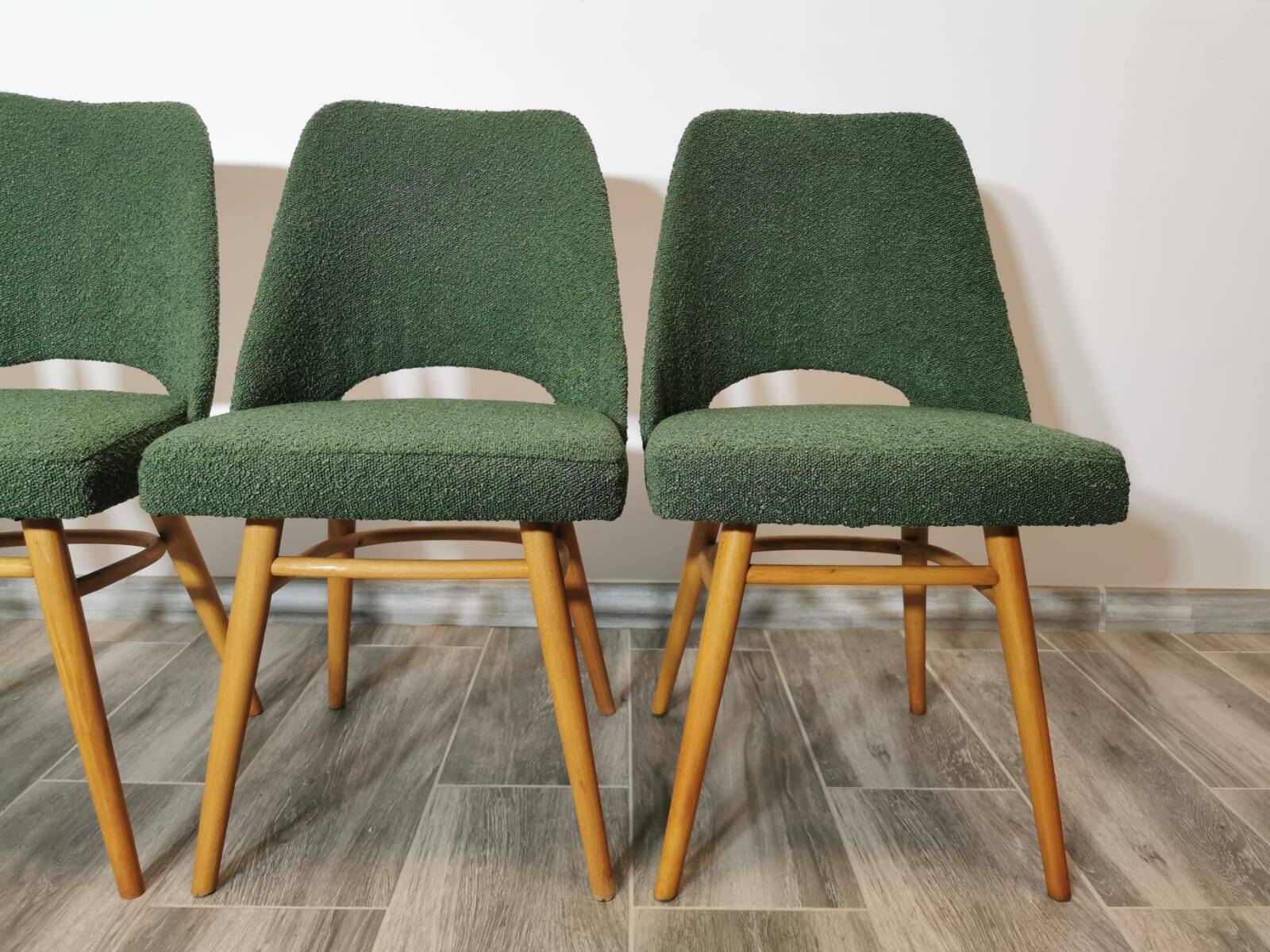 Dining Chairs by Radomir Hoffman for Ton, 1950s, Set of 4