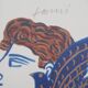 Alekos FASSIANOS: Olympic Games, Athlete with branches and dove, Signed lithograph