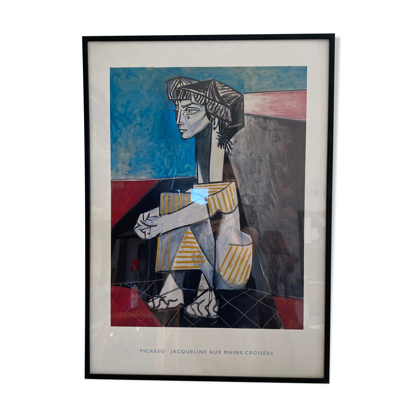 Frame with Picasso poster