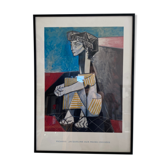 Frame with Picasso poster