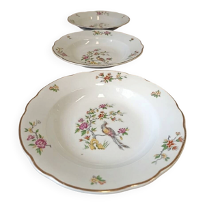 Lot de 3 assiettes creuses