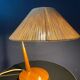 Mid-century modern Temde sisal desk lamp, Germany / Switzerland 1960s