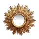 Miroir soleil bois sculpté doré epoque debut XXem