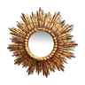 Mirror sun carved wood gilded period early 20th century