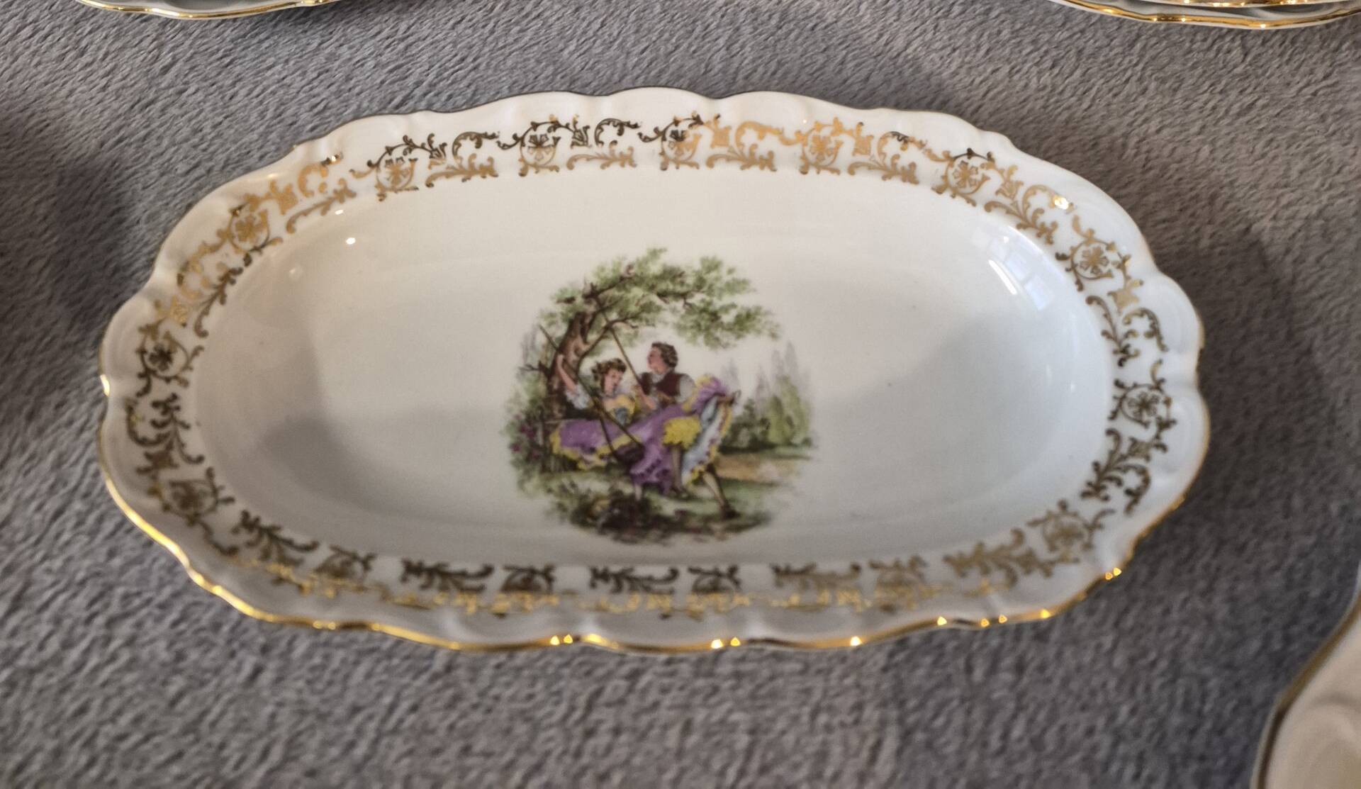 Service de vaisselle Fragonard porcelaine de Bavière Années 50/60