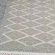 Carpet margoum gray and beige Berber