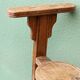 Chaise de traite, art populaire, Alpes, 19ème siècle