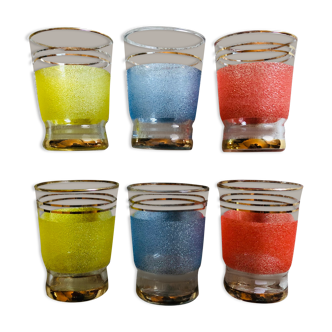 Ensemble verres granités