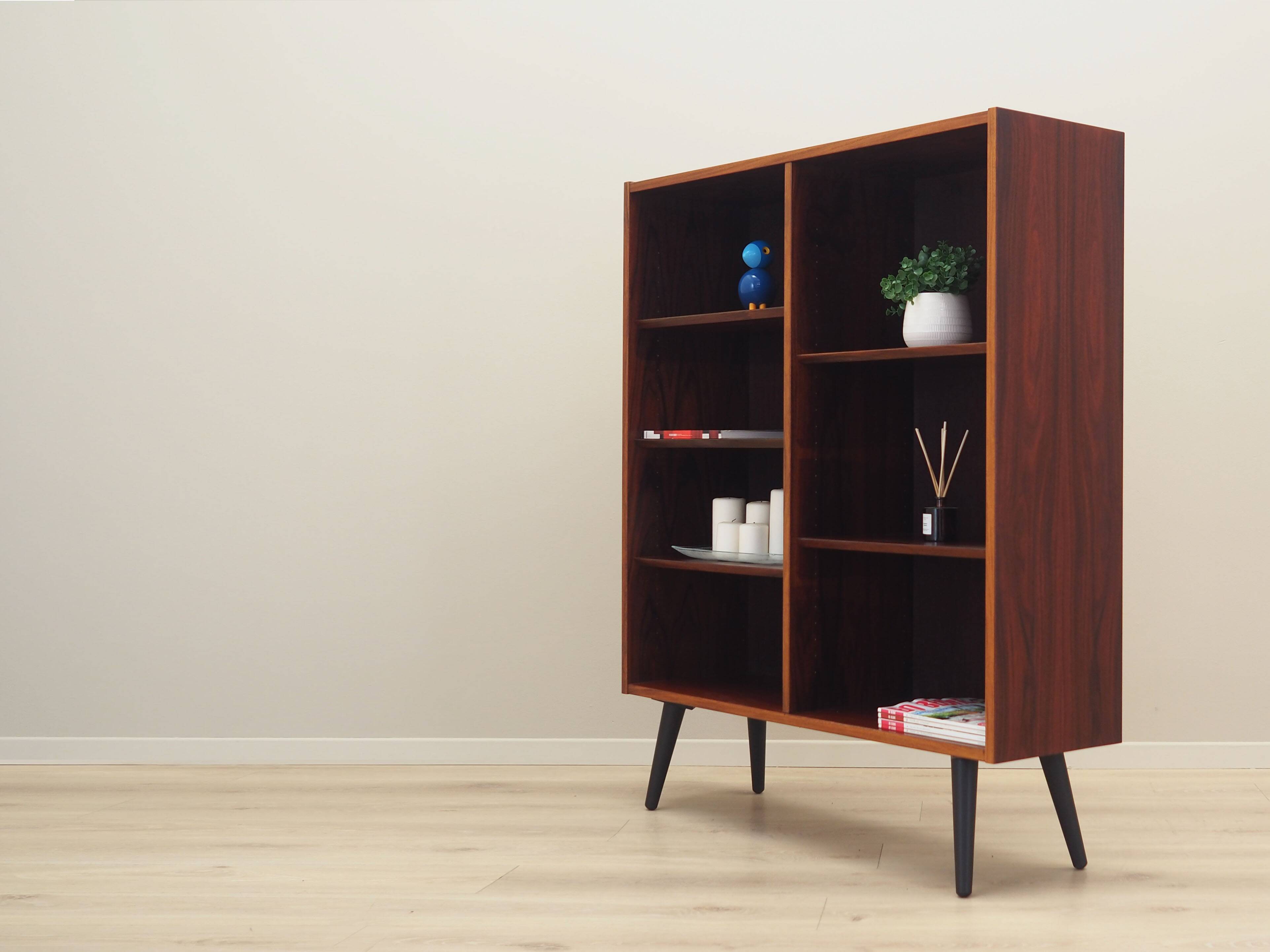 Rosewood bookcase, Danish design, 1970s, manufactured by Hundevad