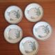 Set of 5 Saint Amandinoise Muguet Plates