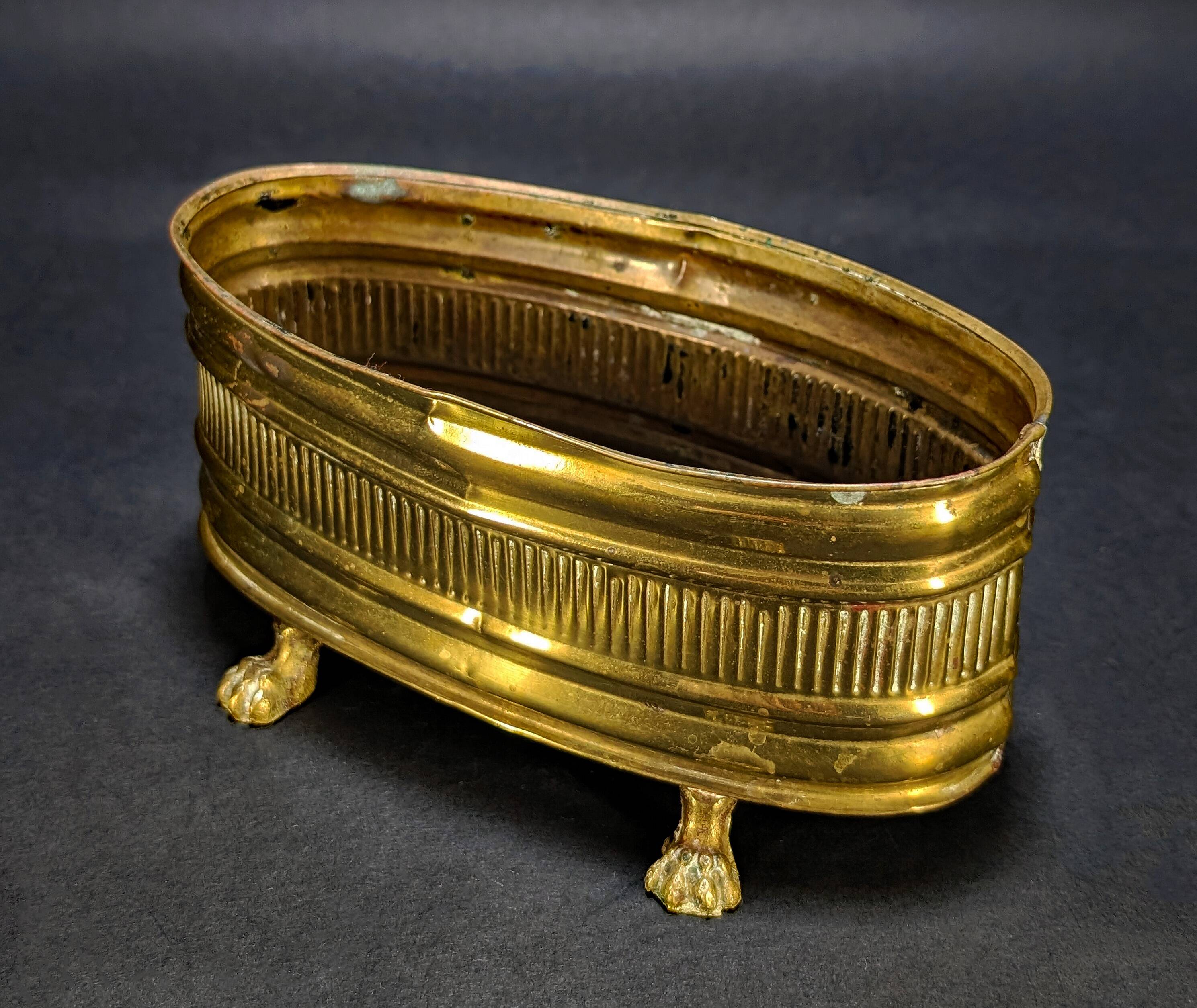 Small Brass Planter 19th Century