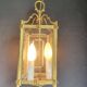 Lanterne quatre verres transparent vintage