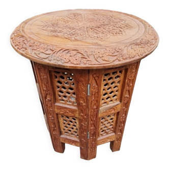 Table d'appoint pliante en bois