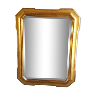 Miroir Louis Philippe à la feuille d’or 51x92cm