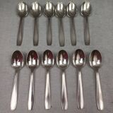 Christofle Atlas - 12 silver-plated coffee spoons in very good condition.