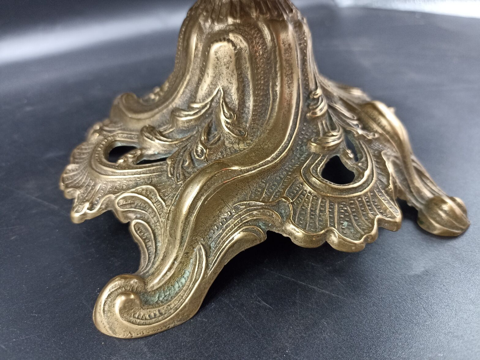 Old Italian brass cut