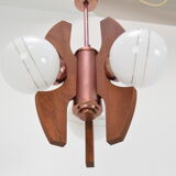 Lustre du milieu du siècle par Elektrofem, Hongrie, années 1970