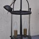 Pair of vintage black lanterns