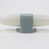 Double Bauhaus Wall Light Grey Wilhelm Wagenfeld by Linder Germany, 1950