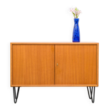 Two-door chest of drawers/sideboard with hairpin legs, 1960s. Restored