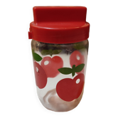 Henkel vintage red apple pot