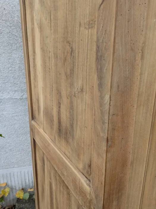 Parisian wardrobe, natural wood wardrobe