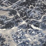 Alvino Bagni, black marbled ceramic centerpiece / vide poche, ca. 1970